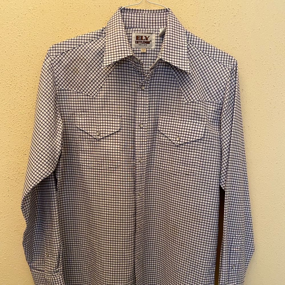 Ely Cattleman Western Shirt Sz: 151/2-35